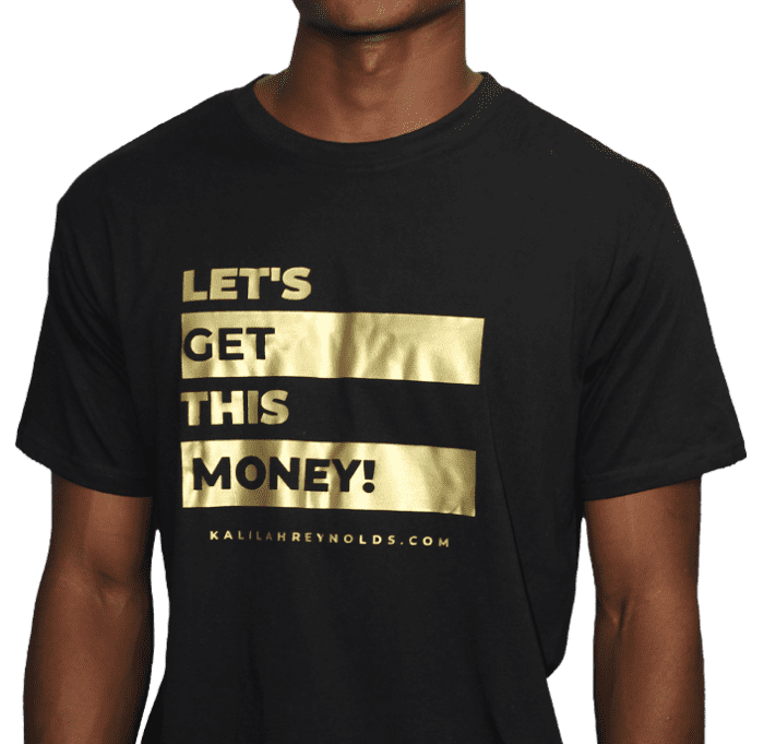 Lets Get This Money Black T- Shirt | Men